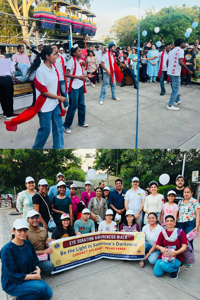 Eye Donation Fortnight Commemorated with Walkathon: "Be the Light in Someone's Life"